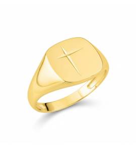 Bague Homme Plaque-or Treor