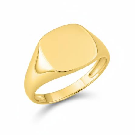 Chevalière homme plaqué or Veson carrée