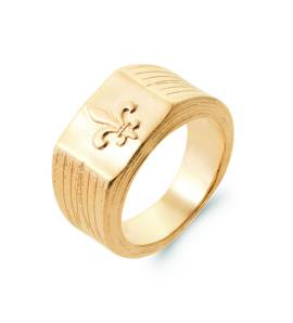 Bague Plaqué Or Jeron