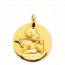 Children gold Ange Raphael médaillon medaillon pendant mini