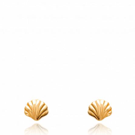 Children gold plated  Coquillage earring