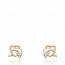 Children gold plated Dauphin hearts earring mini