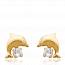 Children gold plated Marina earring mini