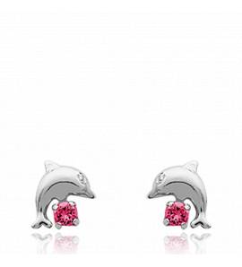 Children's Earring  Dauphin celeste 2