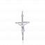 Children silver Jacinthe crosses pendant mini