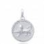 Children silver medaillon pendant mini