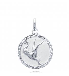 Children silver medaillon pendant