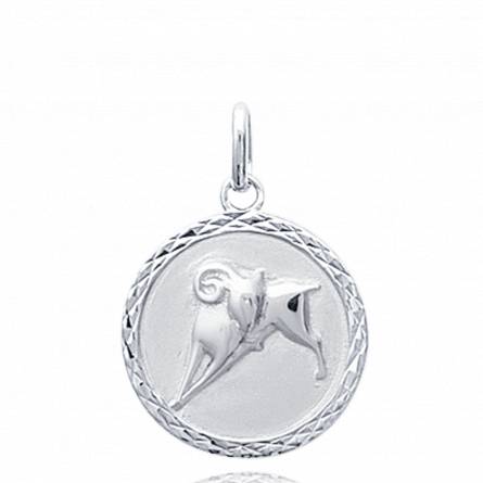 Ciondolo bambino argento medaillon
