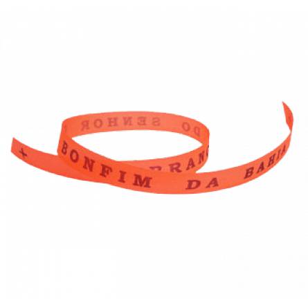 Cloth Senhor do Bomfim  orange bracelet