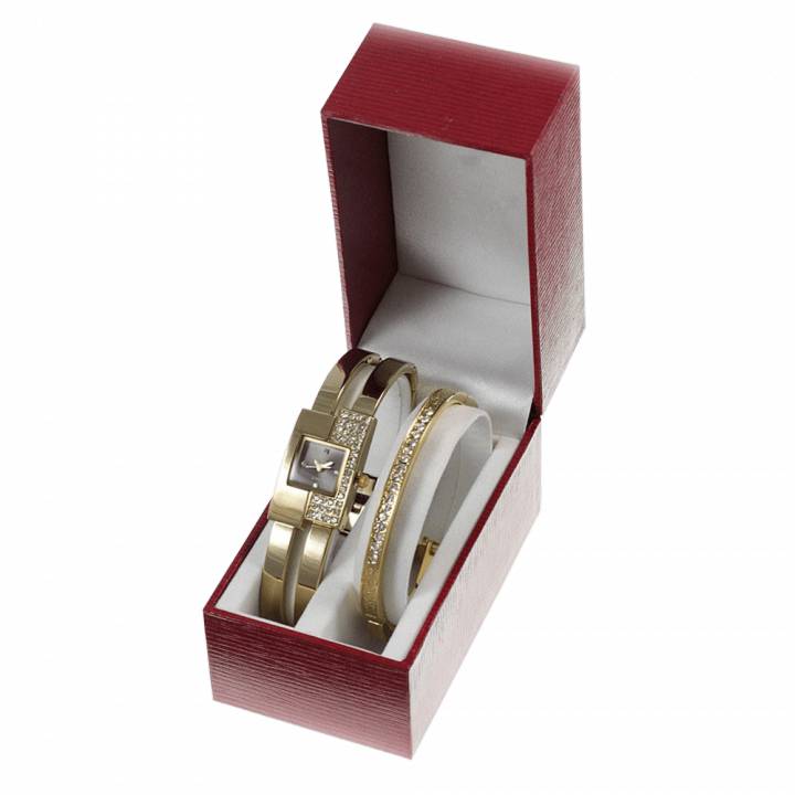 Coffret Montre et bracelet Victoria ornée de strass SWAROVSKI