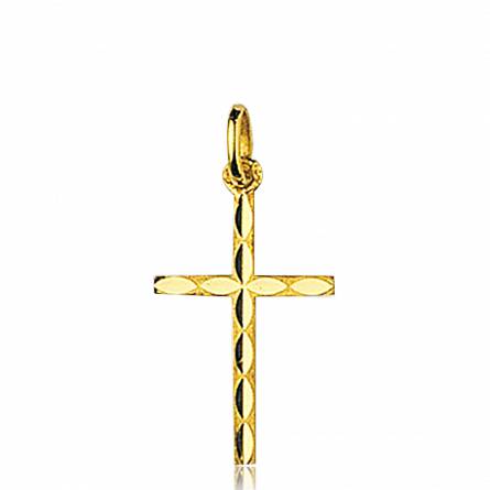 Colgante mujer oro Melor croix