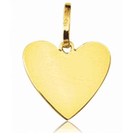 Colgante mujer oro Mon Amour corazón amarillo