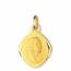 Colgante mujer oro Vierge Marie Losange medaillon mini