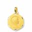 Colgante mujer oro Vierge Marie medaillon mini