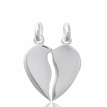 Colgante mujer plata Anaïs corazón