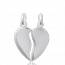 Colgante mujer plata Anaïs corazón mini