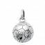 Colgante mujer plata Ballon Rond Mondial mini