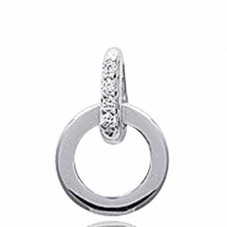 Colgante mujer plata Joana redondel