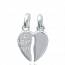 Colgante mujer plata Sécable 3 corazón mini