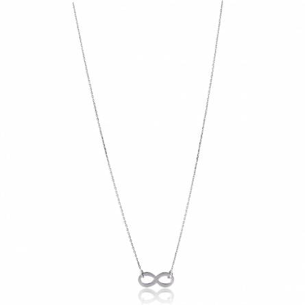 Collana donna argento infini grigio