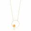 Collana donna placato in oro Harmonie arrotondato mini