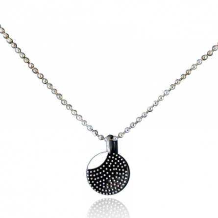 Collana uomo argento Minimaliste pixellise