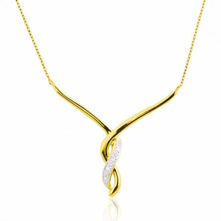 Collar mujer oro Fara