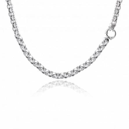 Collier argent Carrat jaseron