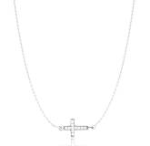 Collier argent CrossTrendy