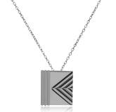 Collier argent Kenzo reflexion