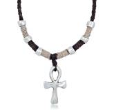 Collier cuir marron Mateo