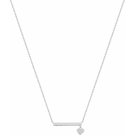 Collier femme argent Corelia coeur forcat