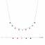 Collier femme argent Kersten multicouleur 2
