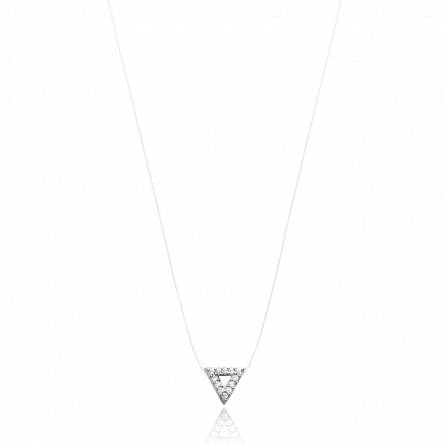 Collier femme argent Polly triangle