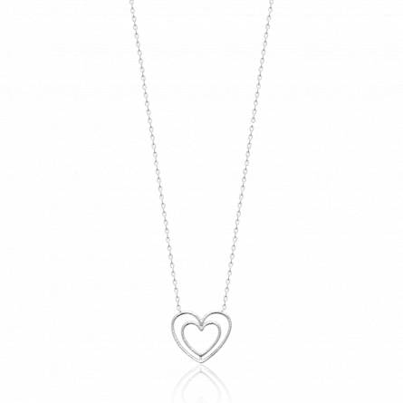 Collier femme argent Tainui coeur