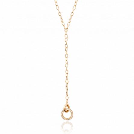 Collier femme plaqué or Amedjro