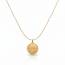 Collier femme plaqué or Beda ronde 2