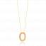Collier femme plaqué or Diama mini