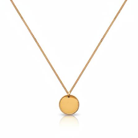 Collier femme plaqué or Racel ronde
