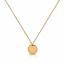 Collier femme plaqué or Racel ronde mini