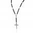 Collier homme argent Agathon noir mini