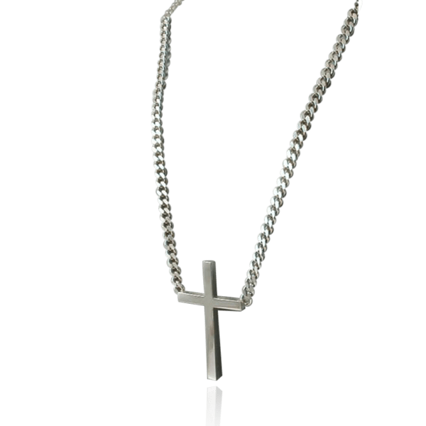 man silver agustin cote mecs necklace bijoux en vogue