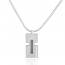 Collier homme argent Ahab mini