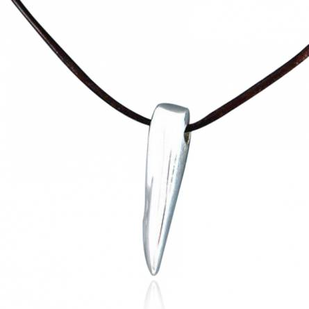 Collier homme cuir Agostino