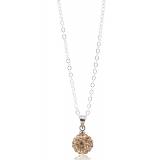 Collier multistrass cristal champagne