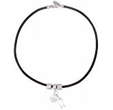 Collier Noir JOZ poisson