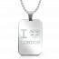 Collier pendentif I Love London mini