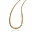 Collier plaqué or maille palmier 4/7 mm mini