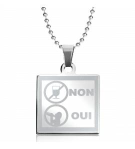 Collier Verre Non Bouteille Oui