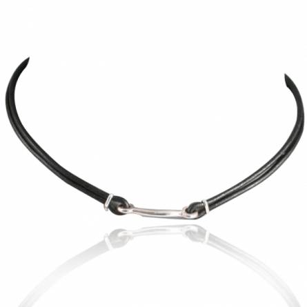 Equestre double lien short necklace